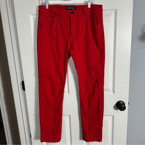 Victorious‎ jeans, skinny, 34x32, cotton twill, bright, bold, spring, summer - Picture 1 of 8
